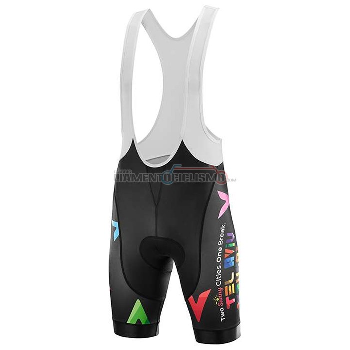 Abbigliamento Ciclismo Israel Cycling Academy Manica Corta 2020 Azzurro Bianco